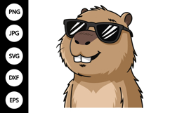 Cute Capybara SVG, Capybara Clipart Product Image 1