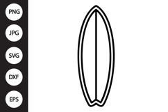 Surfboard SVG Product Image 1