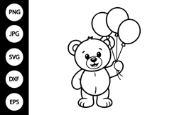 Teddy Bear SVG Product Image 1