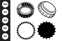 Bottle Cap SVG, Bottle Cap Clipart Product Image 1