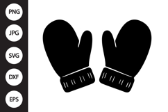 Winter Mittens SVG Product Image 1