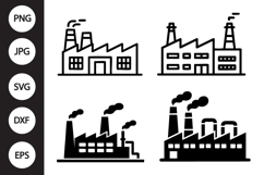Factory SVG, Factory Clipart Product Image 1