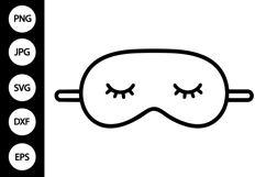 Sleeping Mask SVG Product Image 1