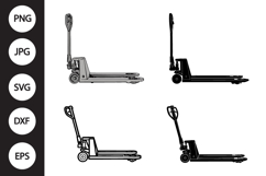Pallet Jack SVG, Pallet Jack Clipart Product Image 1