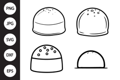 Chocolate Truffle SVG, Chocolate Truffle Clipart Product Image 1