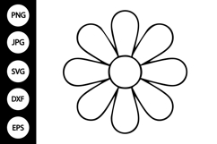 Groovy Daisy SVG Product Image 1