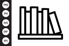 Bookshelf SVG Product Image 1