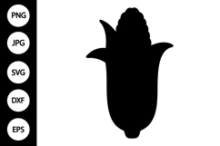 Corn Silhouette SVG Product Image 1