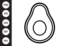 Avocado SVG Product Image 1