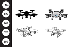 Drone SVG, Drone Clipart Product Image 1