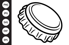 Bottle Cap SVG Product Image 1