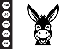 Laughing Donkey SVG Product Image 1