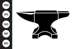 Anvil Silhouette SVG Product Image 1