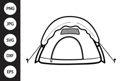 Camping Tent SVG Product Image 1