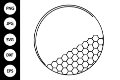 Honey Bee Frame SVG Product Image 1