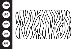 Tiger Print Pattern SVG Product Image 1