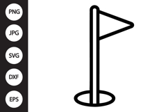 Golf Flag SVG Product Image 1