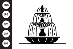 Water Fountain SVG Product Image 1