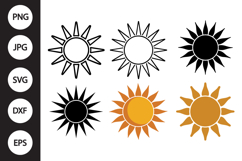 Sun SVG, Sun Clipart Product Image 1