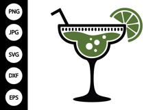 Margarita Glass SVG, Cinco De Mayo SVG Product Image 1