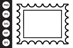 Postage Stamp SVG Product Image 1