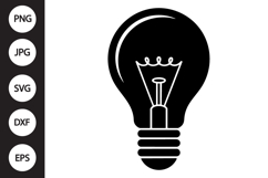 Light Bulb SVG Product Image 1