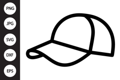 Baseball Cap SVG Product Image 1