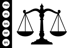 Justice Scales SVG Product Image 1