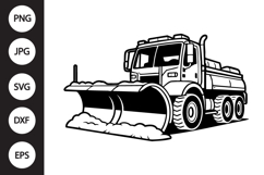 Snow Plow Truck SVG Product Image 1