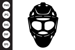 Hockey Goalie Mask SVG Product Image 1