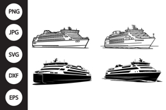 Ferry SVG, Ferry Clipart Product Image 1