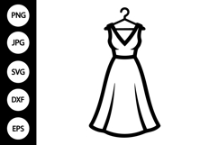 Bridesmaid Dresses SVG Product Image 1