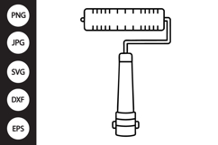Paint Roller SVG Product Image 1