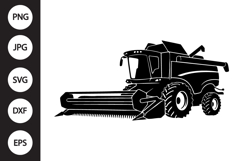 Combine Harvester SVG Product Image 1