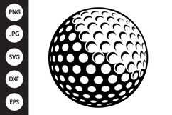 Golf Ball SVG Product Image 1