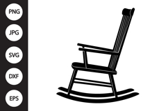 Rocking Chair SVG Product Image 1