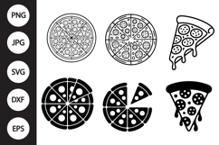 Pizza SVG, Pizza Clipart Product Image 1