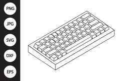 Keyboard SVG Product Image 1
