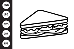 Sandwich SVG Product Image 1