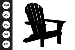 Adirondack Chair SVG Product Image 1