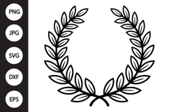 Laurel Wreath SVG Product Image 1