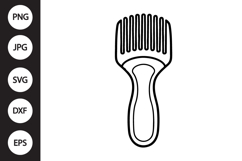 Afro Comb SVG Product Image 1
