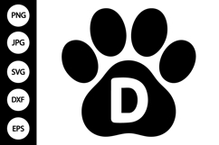 Paw Alphabet SVG Product Image 1