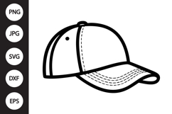 Baseball Cap SVG Product Image 1
