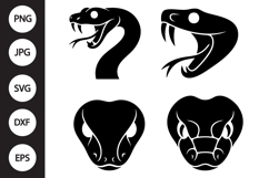 Snake Head SVG, Snake Head Clipart Product Image 1
