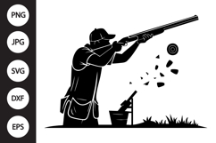 Clay Shooting SVG Product Image 1