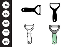 Potato Peeler SVG, Potato Peeler Clipart Product Image 1