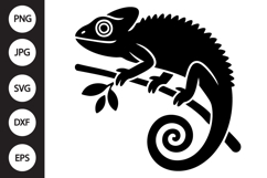 Chameleon Silhouette SVG Product Image 1