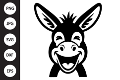 Laughing Donkey SVG Product Image 1