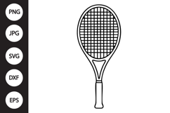 Tennis Racket SVG Product Image 1